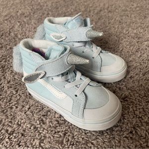 Vans Shoes | Unicorn Sk8-Hi Toddler Shoes Size 7 | Color: Blue/Silver